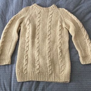 Big cozy fisherman’s sweater